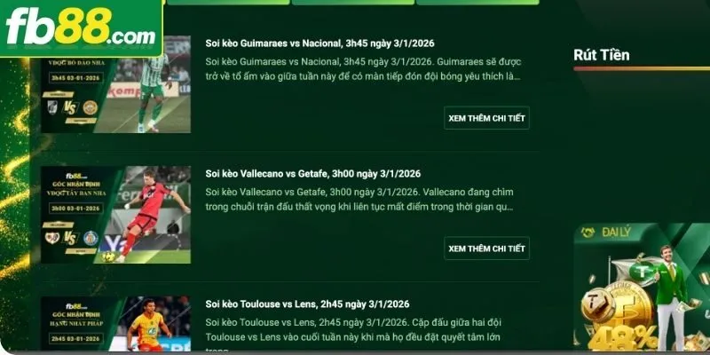 Danh sách các chuyên mục hấp dẫn